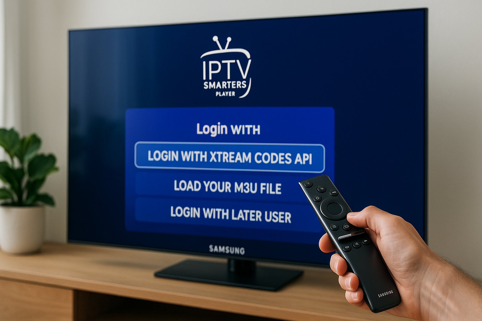 installera iptv på samsung smart tv