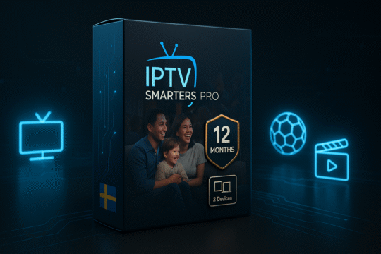 iptv smarters pro subscription 12 months 2 devices