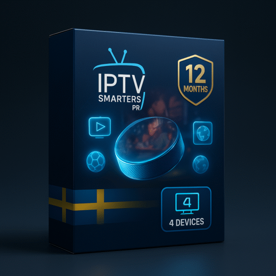iptv smarters pro subscription 12 months 4 devices